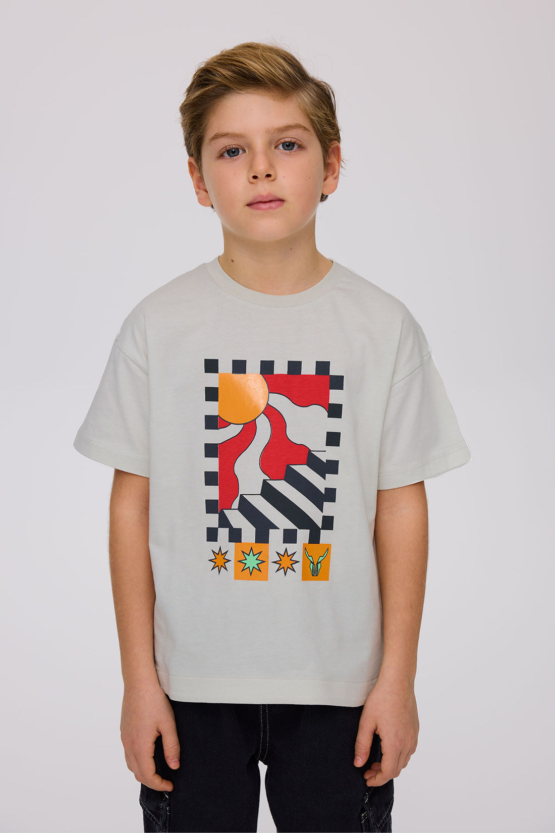 Boy Beige Tshirt