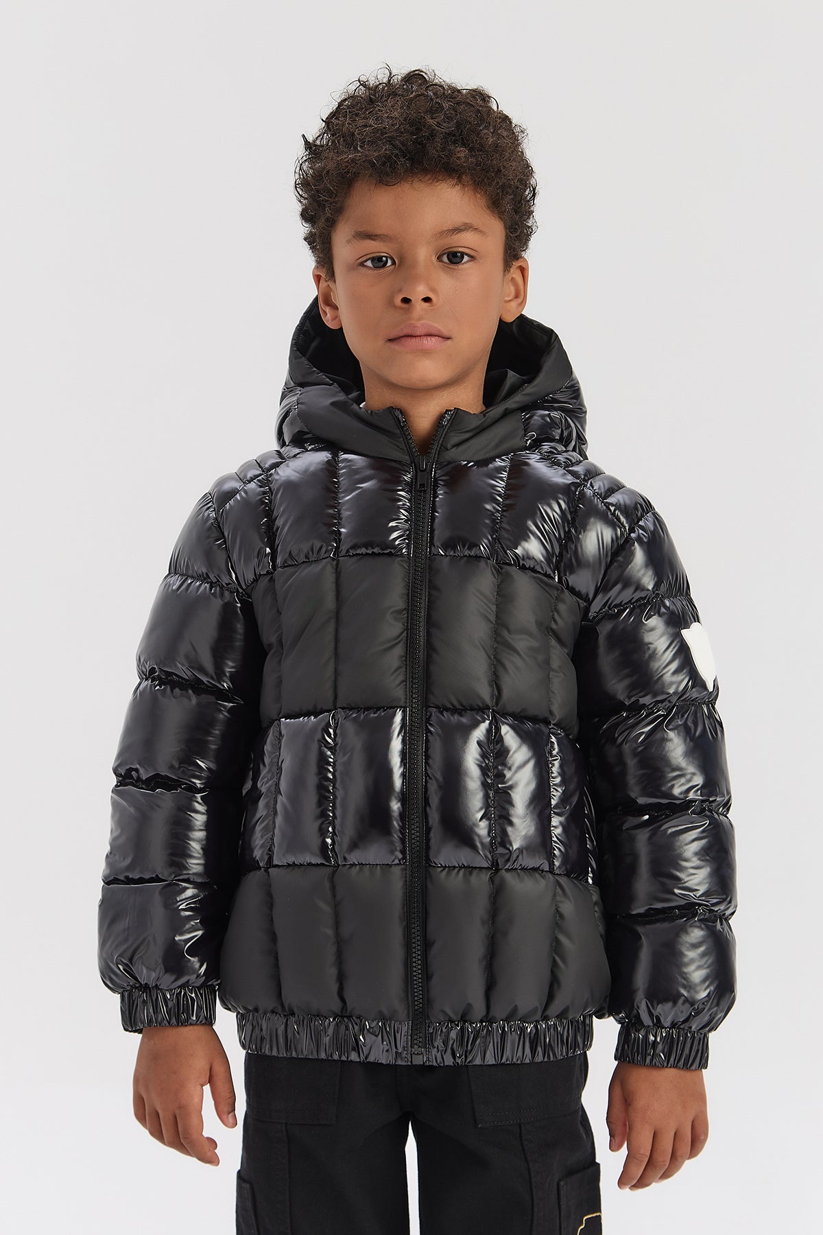 Boy Black Coat