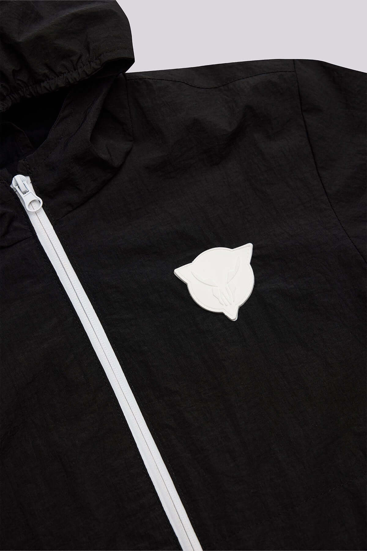 Boy Black Raincoat