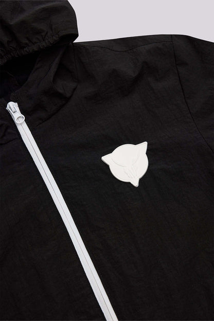 Boy Black Raincoat