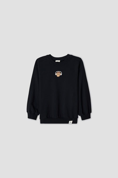 Boy Black Sweatshirt