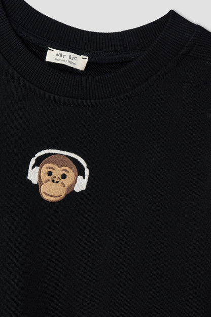 Boy Black Sweatshirt