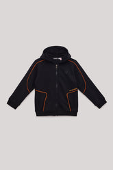 Boy Black Tracksuit Top - BgStore
