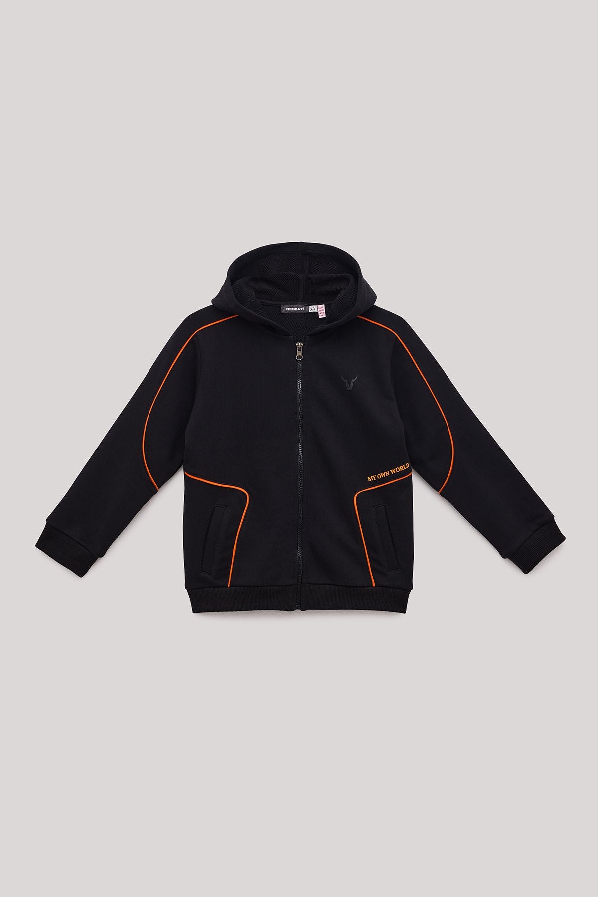 Boy Black Tracksuit Top - BgStore