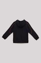 Boy Black Tracksuit Top - BgStore