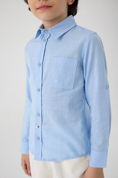 Boy Blue Shirt