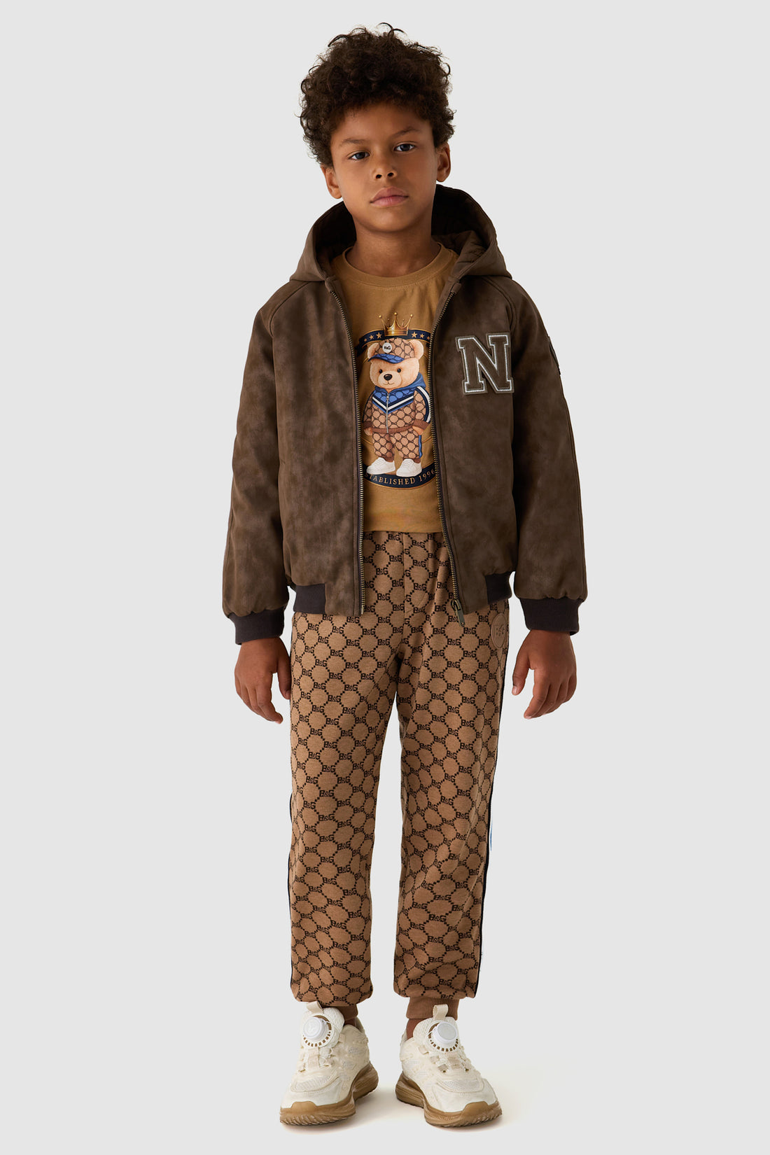 Boy Brown Coat