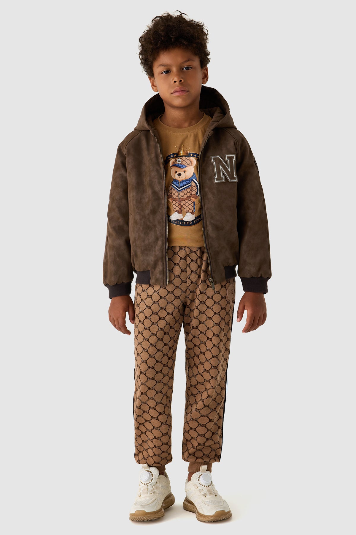 Boy Brown Coat