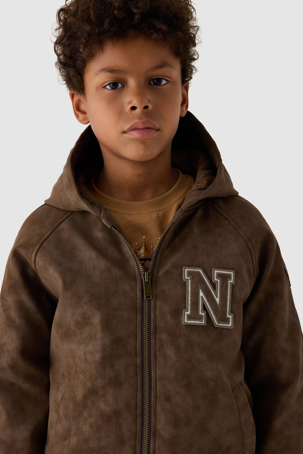 Boy Brown Coat