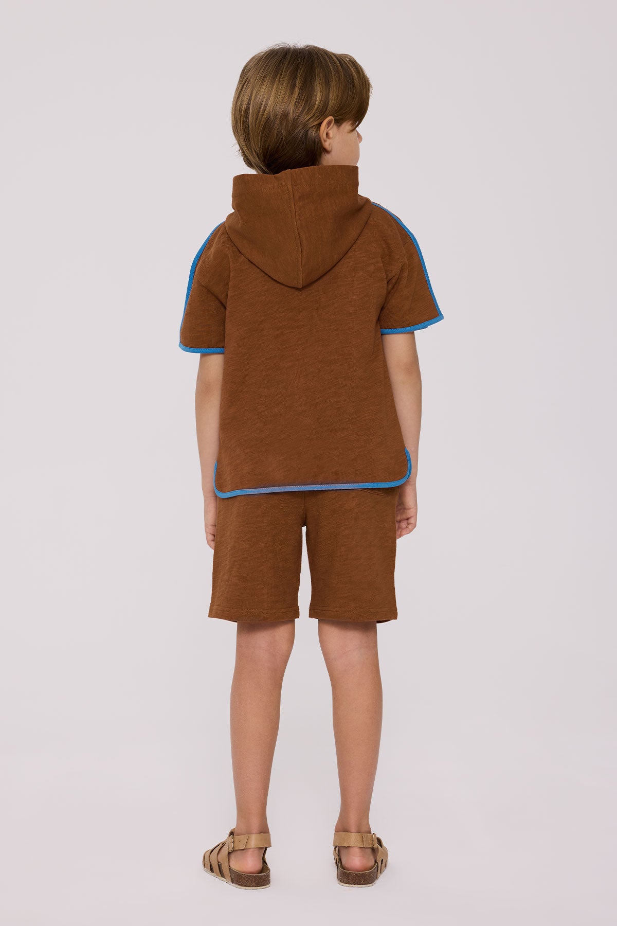 Boy Brown Tracksuit Top