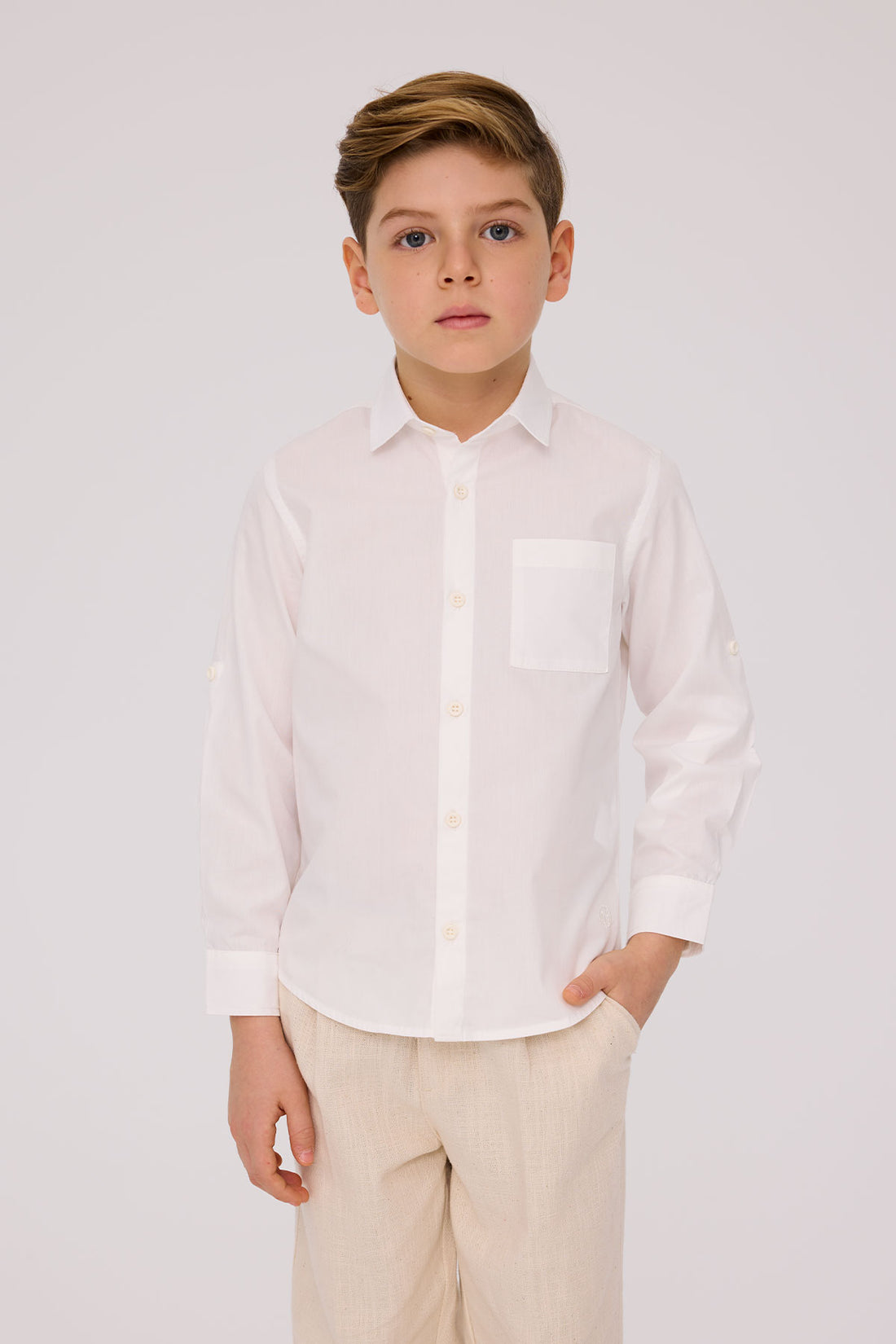 Boy Ecru Shirt