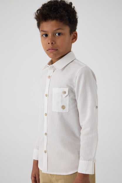 Boy Ecru Shirt