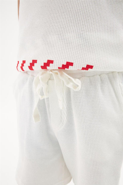 Boy Ecru Shorts - BgStore