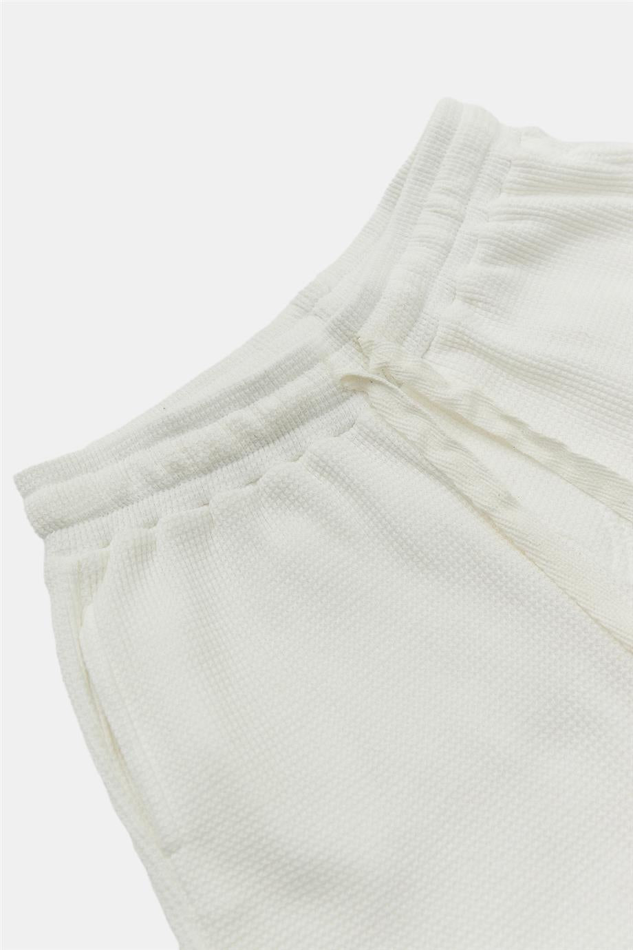 Boy Ecru Shorts - BgStore