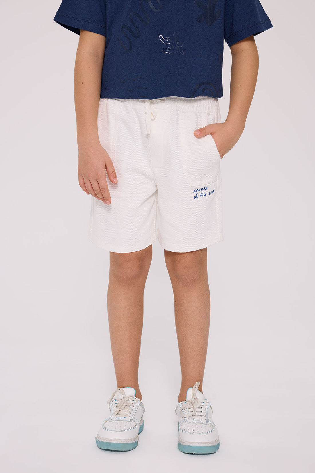 Boy Ecru Shorts