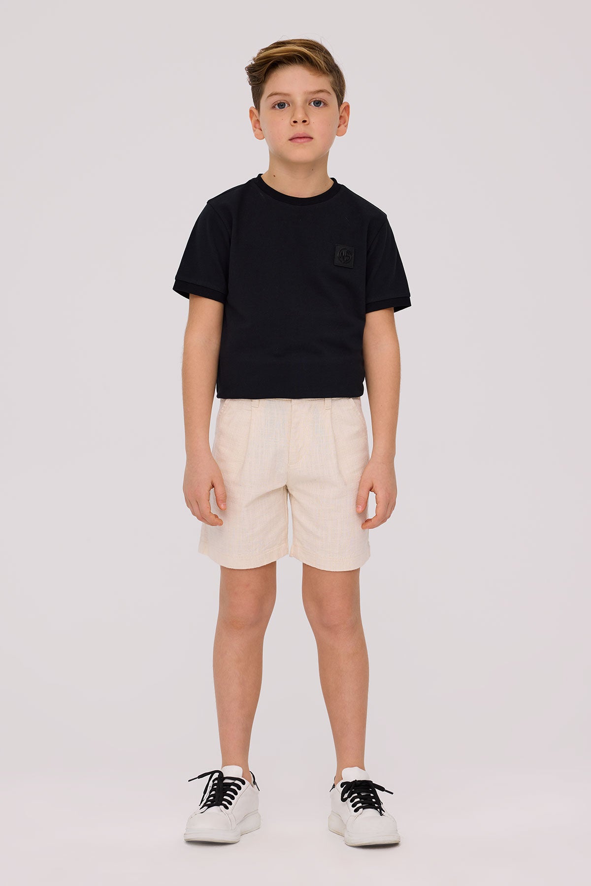 Boy Ecru Shorts
