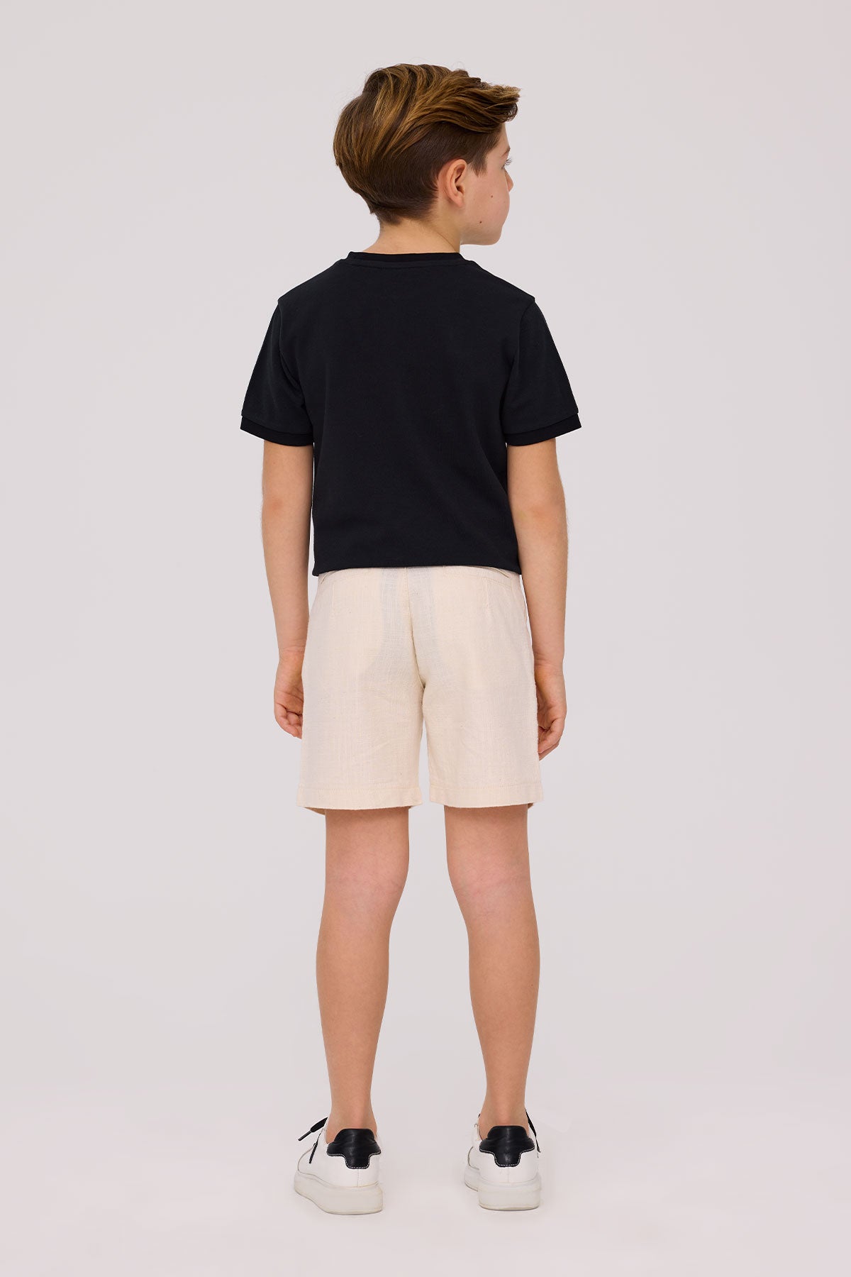 Boy Ecru Shorts