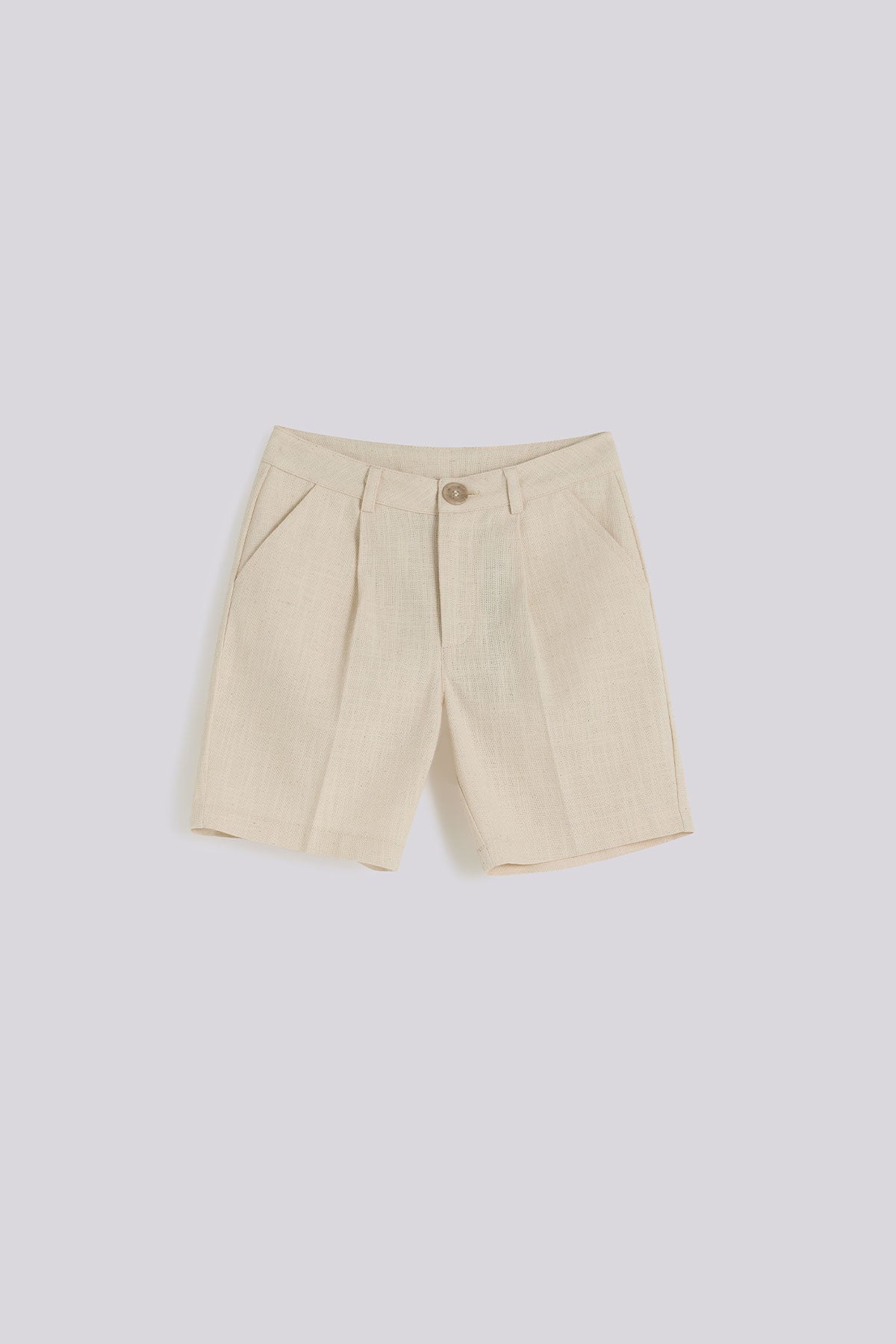 Boy Ecru Shorts