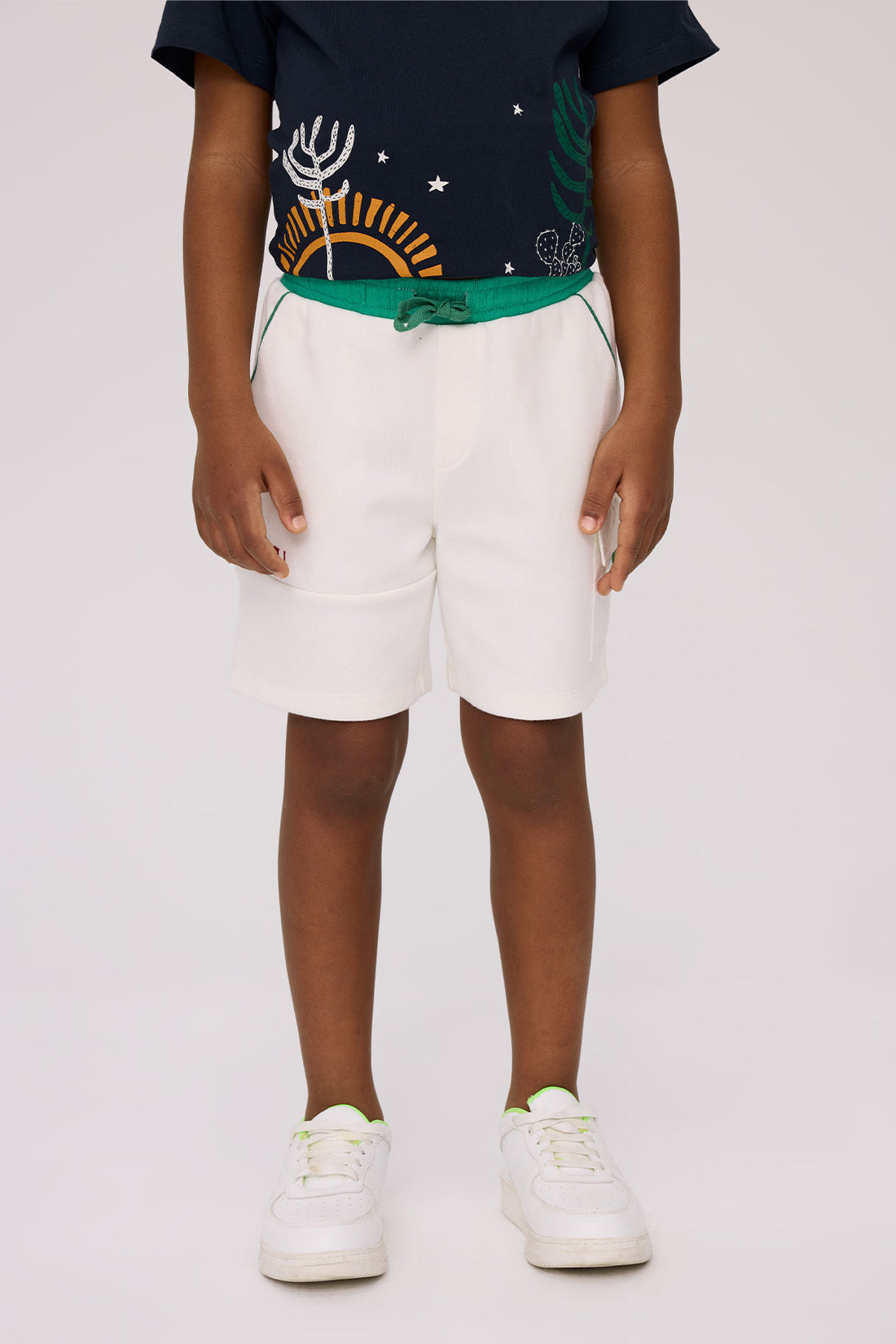 Boy Ecru Shorts