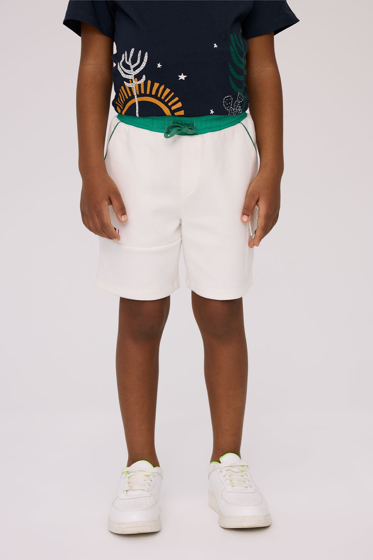 Boy Ecru Shorts
