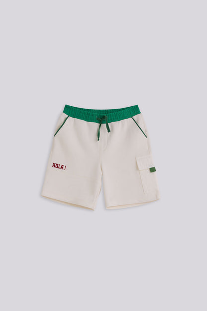 Boy Ecru Shorts
