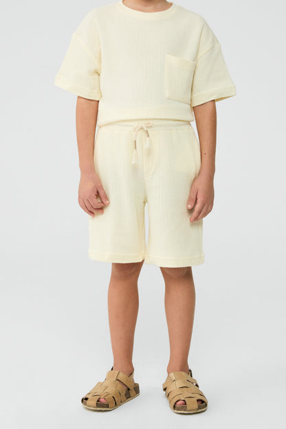 Boy Ecru Shorts