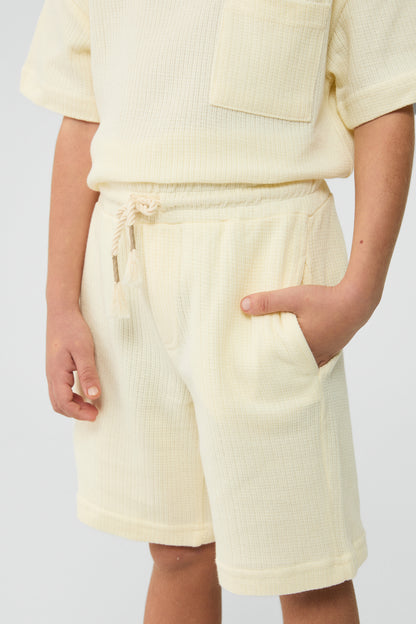 Boy Ecru Shorts