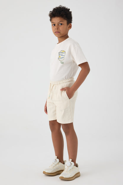 Boy Ecru Shorts