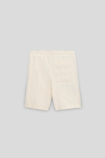 Boy Ecru Shorts