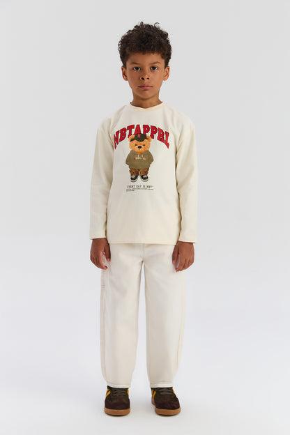 Boy Ecru Sweatshirt