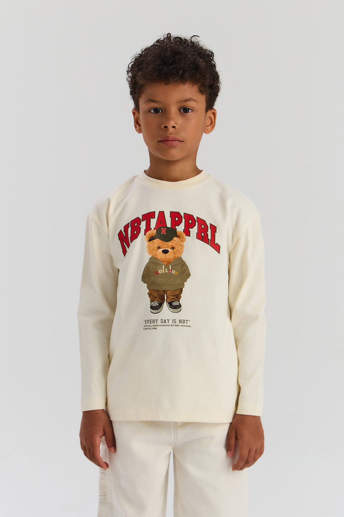 Boy Ecru Sweatshirt
