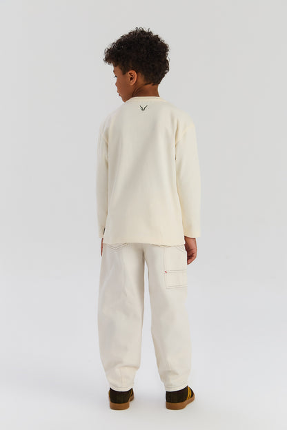Boy Ecru Sweatshirt