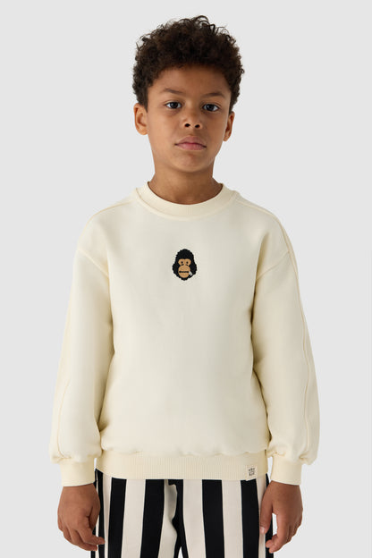 Boy Ecru Sweatshirt