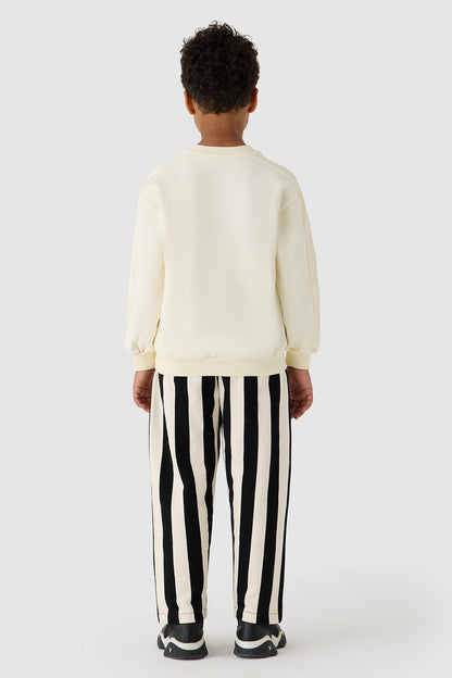Boy Ecru Sweatshirt
