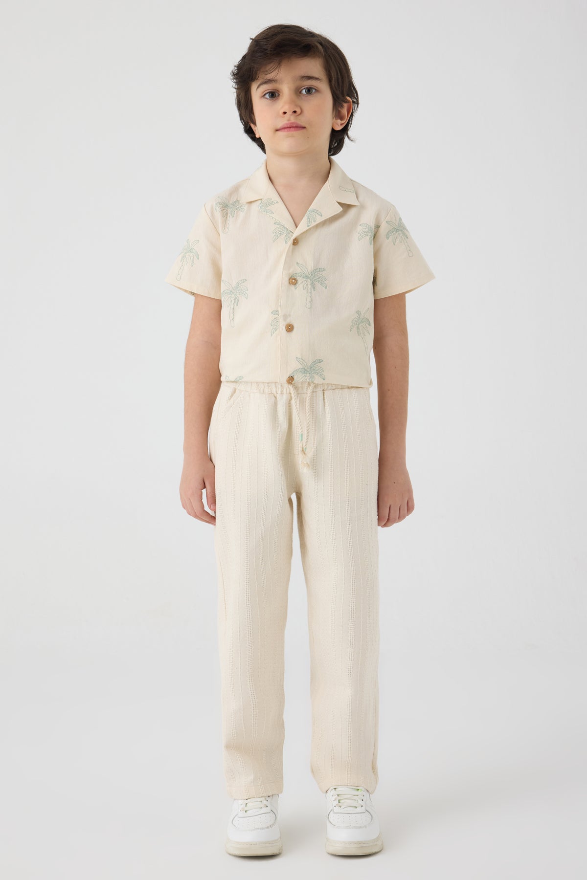 Boy Ecru Trousers