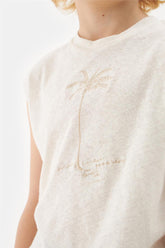 Boy Ecru Tshirt - BgStore