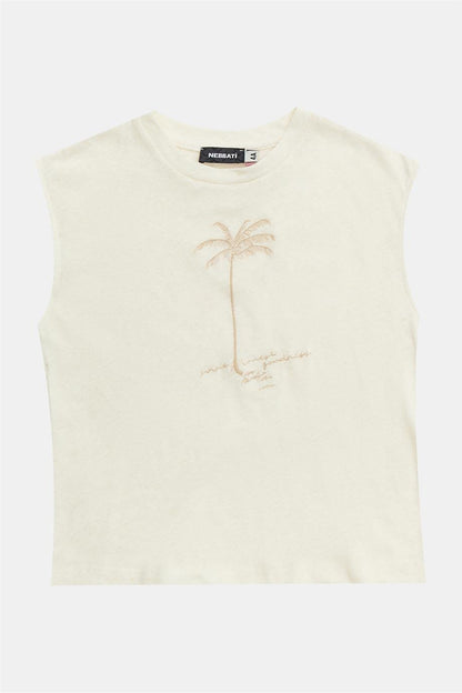 Boy Ecru Tshirt - BgStore