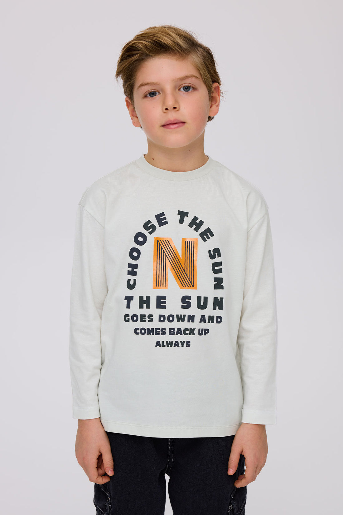 Boy Ecru Tshirt