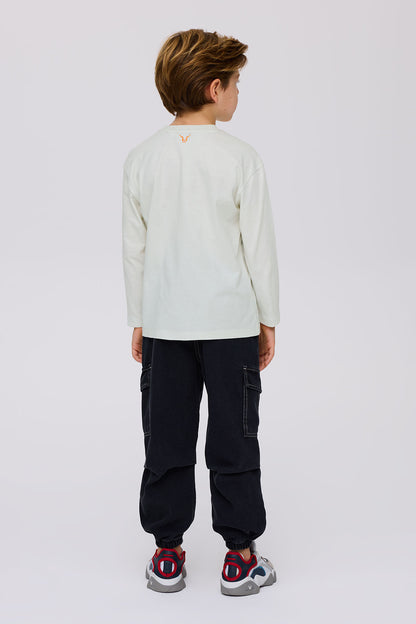 Boy Ecru Tshirt