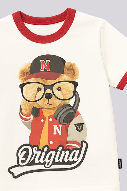 Boy Ecru Tshirt