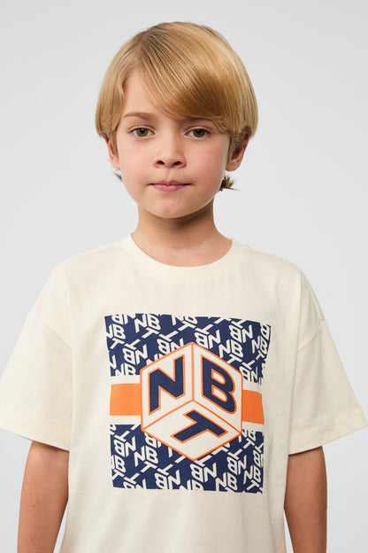 Boy Ecru Tshirt