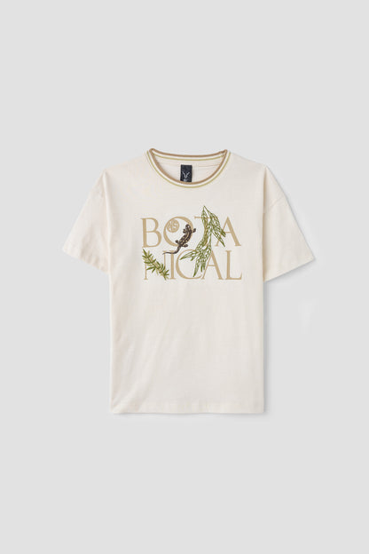 Boy Ecru Tshirt