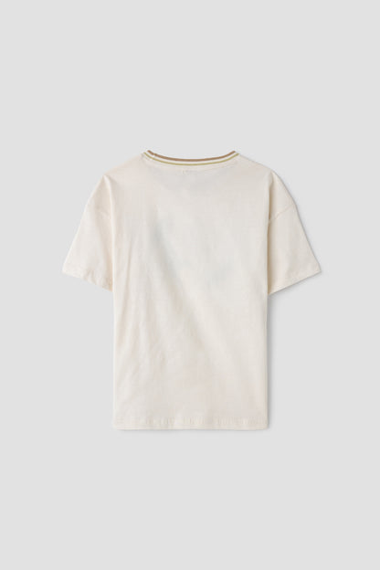Boy Ecru Tshirt