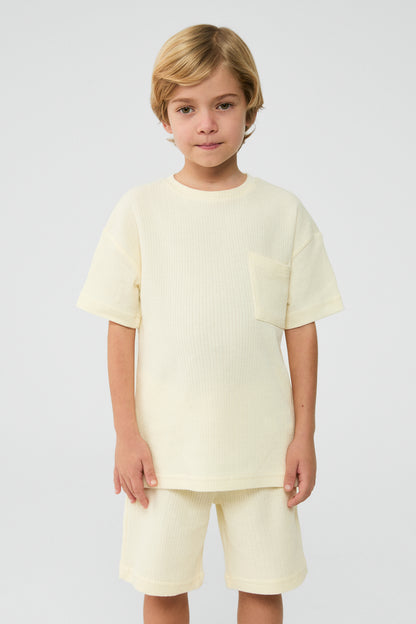 Boy Ecru Tshirt