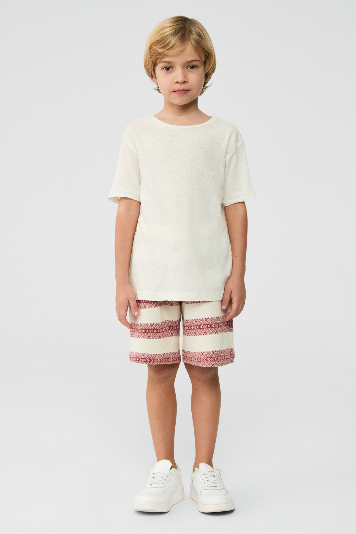 Boy Ecru Tshirt