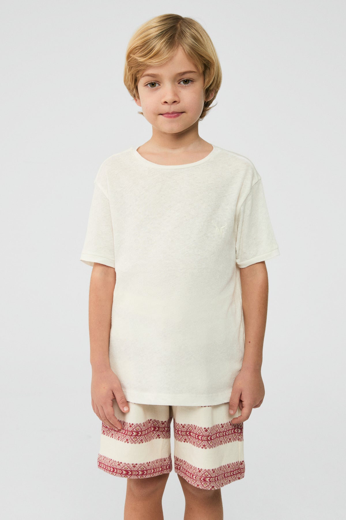 Boy Ecru Tshirt