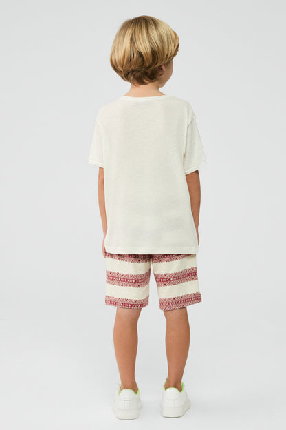 Boy Ecru Tshirt