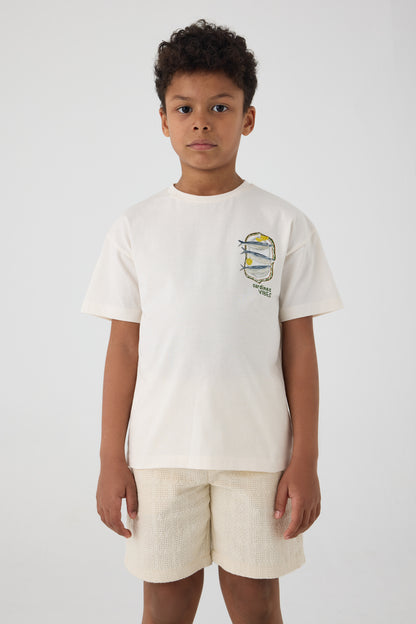 Boy Ecru Tshirt