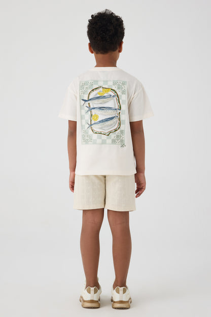 Boy Ecru Tshirt