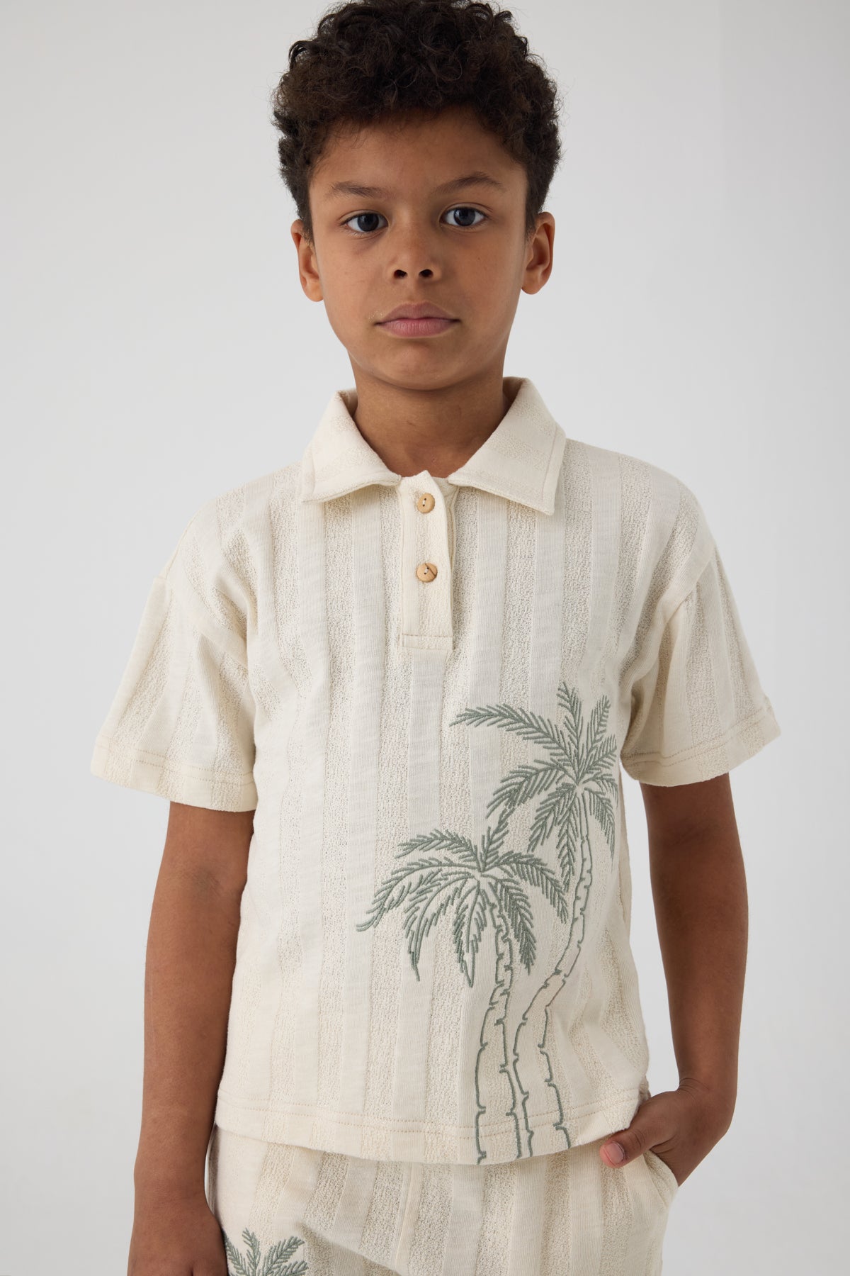 Boy Ecru Tshirt
